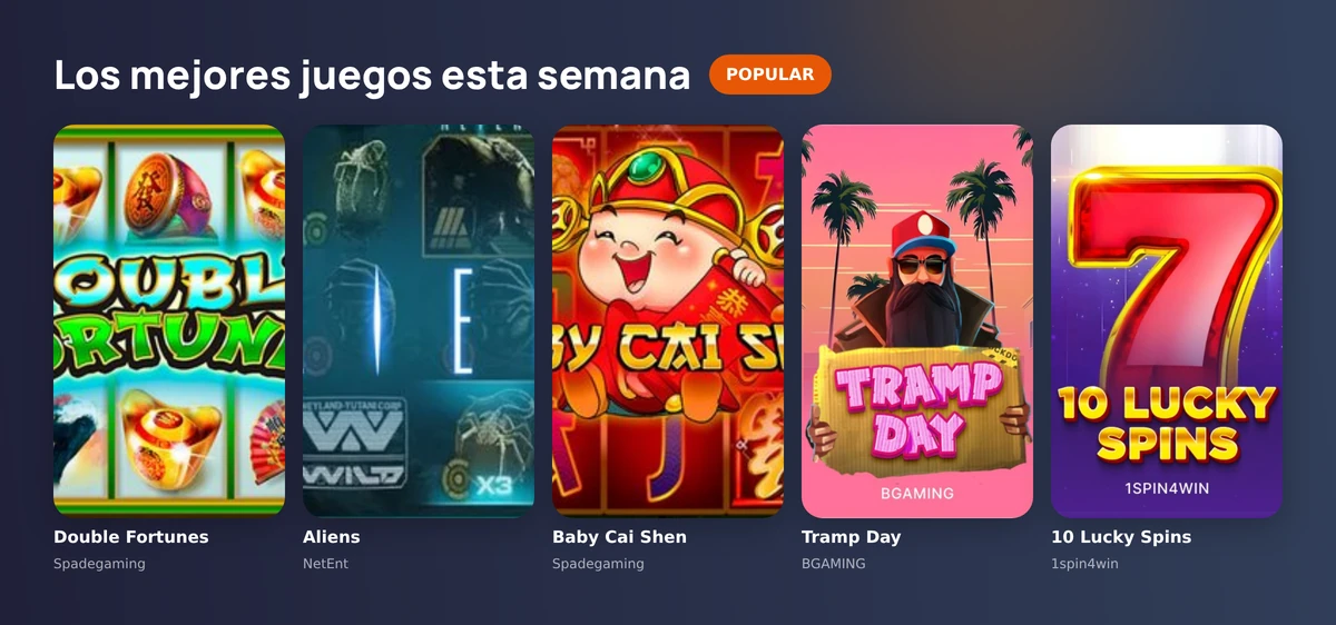 Juega a los mejores slots