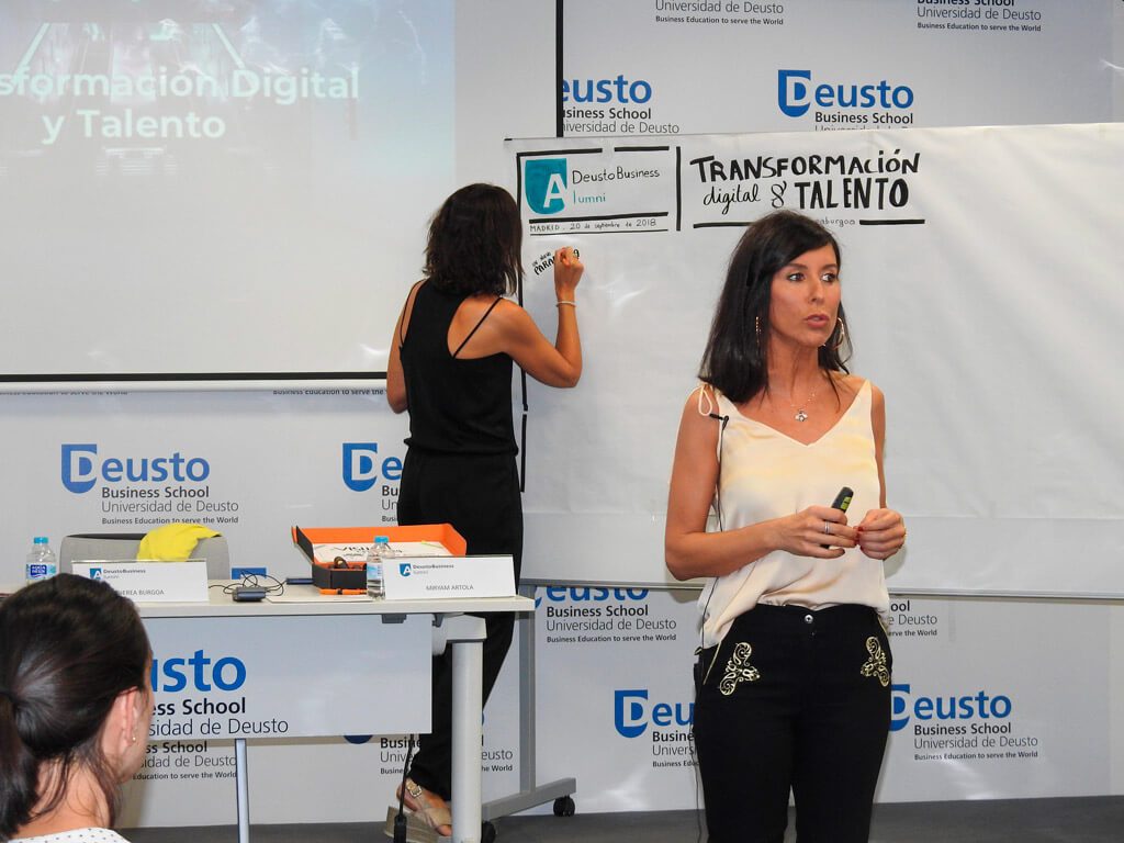 DEUSTO BUSINESS ALUMNI - La transformación digital en la gestión de personas con Nerea Burgoa y Miryam Artola en el Deustalks